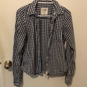 Women’s Abercrombie and Fitch plaid button up US M